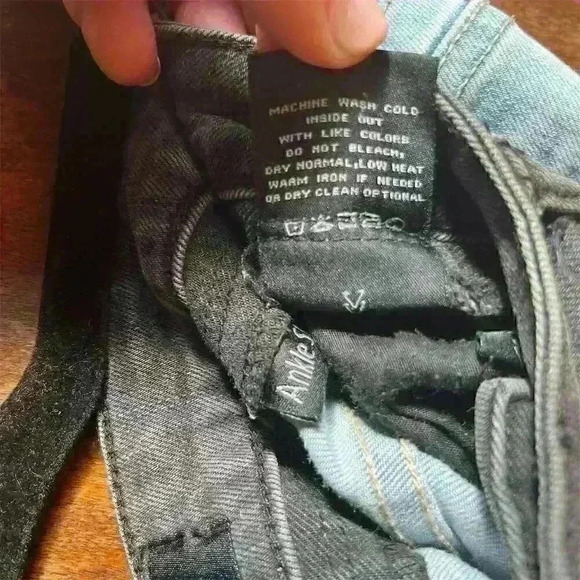 Vervet Women's Ankle Skinny Fit Distressed Denim Jeans Size 28 Blue - Picture 11 of 12